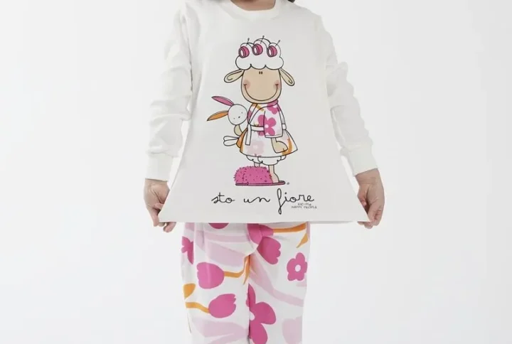 Pigiama bimba flower HAPPY PEOPLE 6053