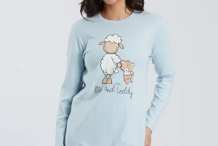 Camicia da notte teddy HAPPY PEOPLE 6347 2