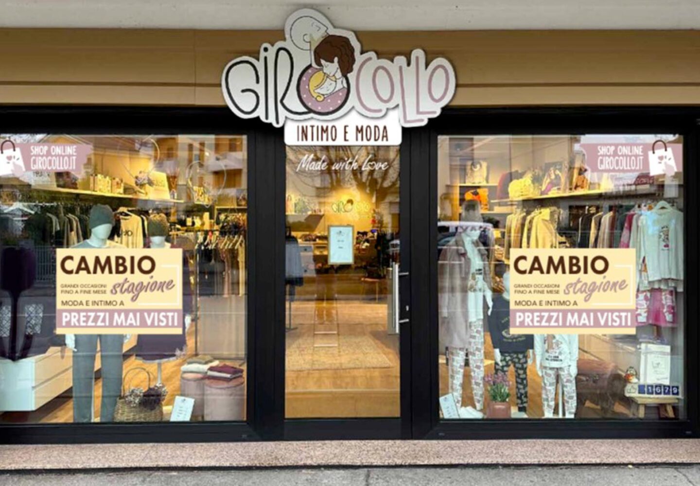 vetrina cambio stagione