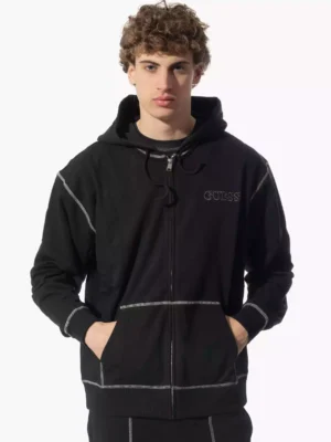 Felpa zip e cappuccio GUESS U5RQ02 (1)