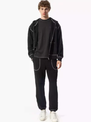 Felpa zip e cappuccio GUESS U5RQ02 (2)