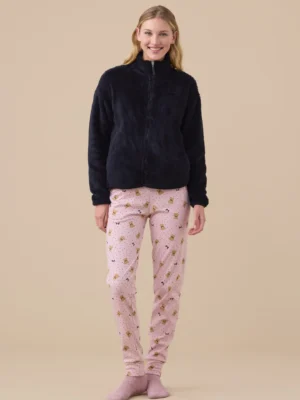 Bomber eco pelliccia NOI DI NOTTE GE3037 (1)