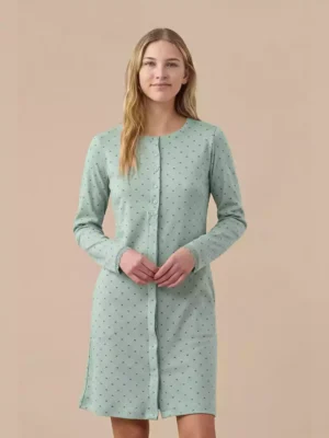 Camicia da notte aperta cuoricini NOI DI NOTTE LA3406 (2)