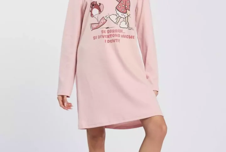 Camicia da notte sorridi HAPPY PEOPLE 6747