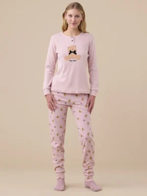 Pigiama cute bear NOI DI NOTTE FA9251 (1)