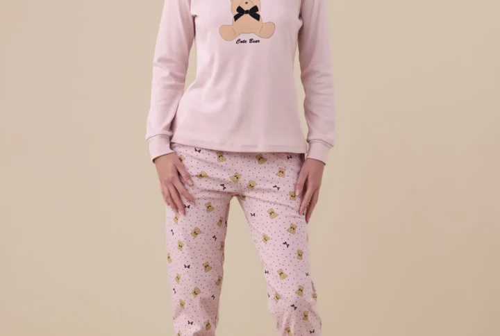 Pigiama cute bear NOI DI NOTTE FA9251 (1)