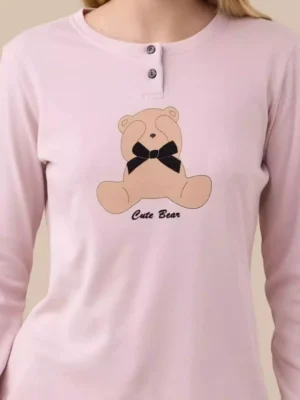 Pigiama cute bear NOI DI NOTTE FF001556 (4)