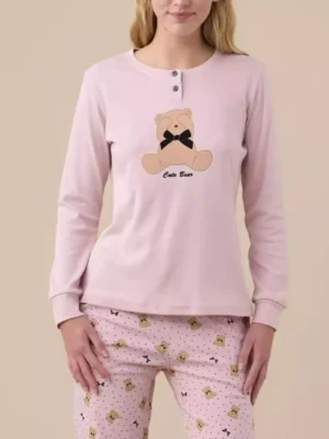 Pigiama cute bear NOI DI NOTTE FF001556 (5)