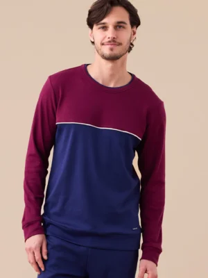 Pigiama girocollo caldo cotone NOI DI NOTTE FC3137 (2)