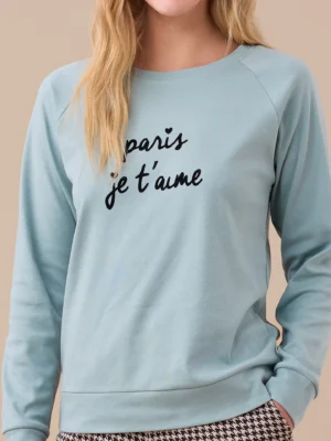 Pigiama girocollo paris je t'aime NOI DI NOTTE FA9245 (1)