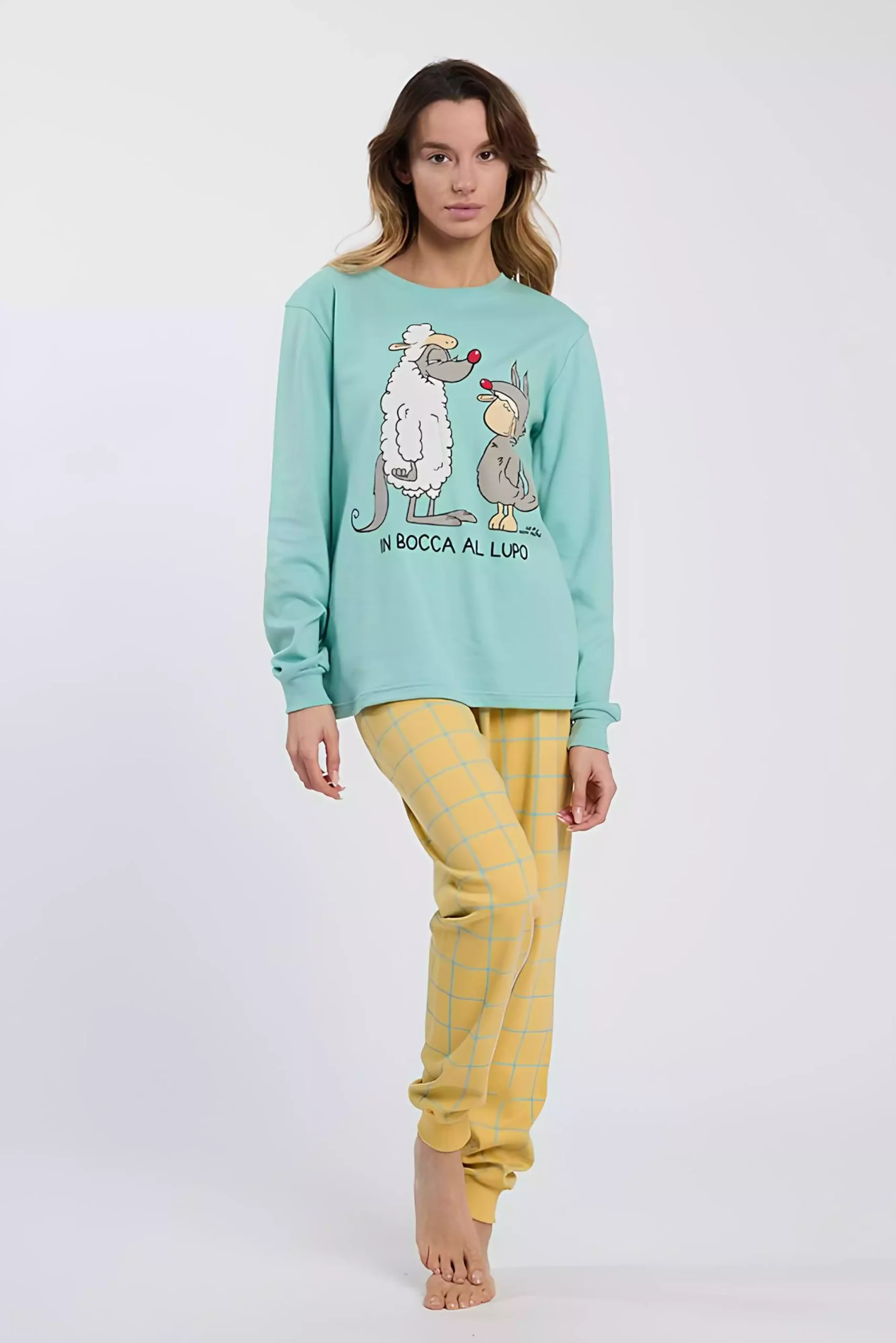 Pigiama in bocca al lupo HAPPY PEOPLE 6714