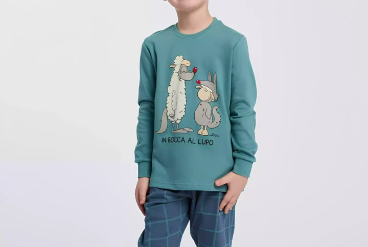 Pigiama in bocca al lupo HAPPY PEOPLE 6729 (1)