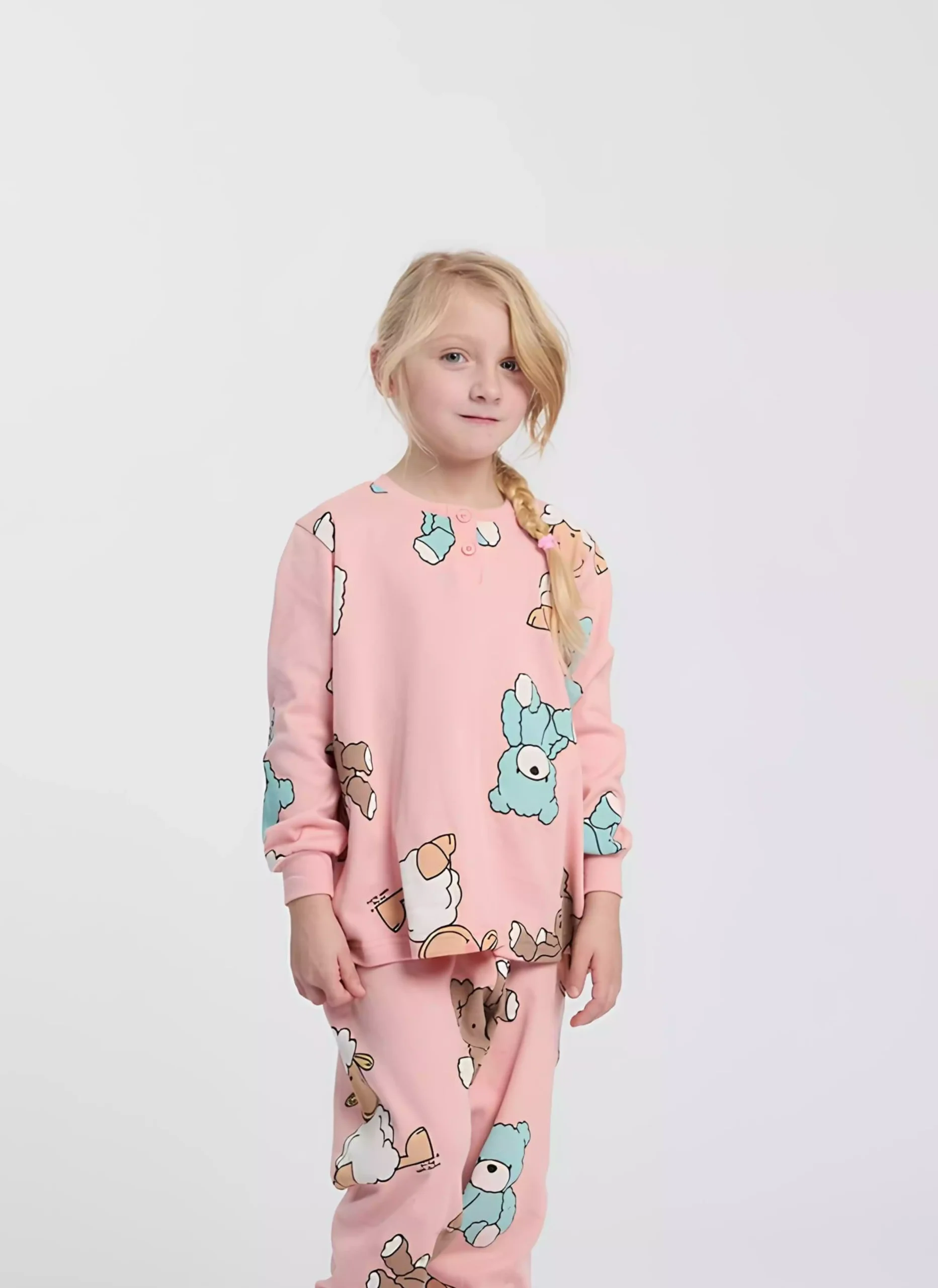 Pigiama serafino happy bear HAPPY PEOPLE 6694 (1)