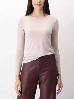 T shirt ml cashmere ORO BLU' VOBT67055 (1)