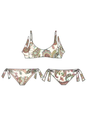 Bikini fascia stampa cachemire MARINA ABAGNALE MA26E3350220 (2)