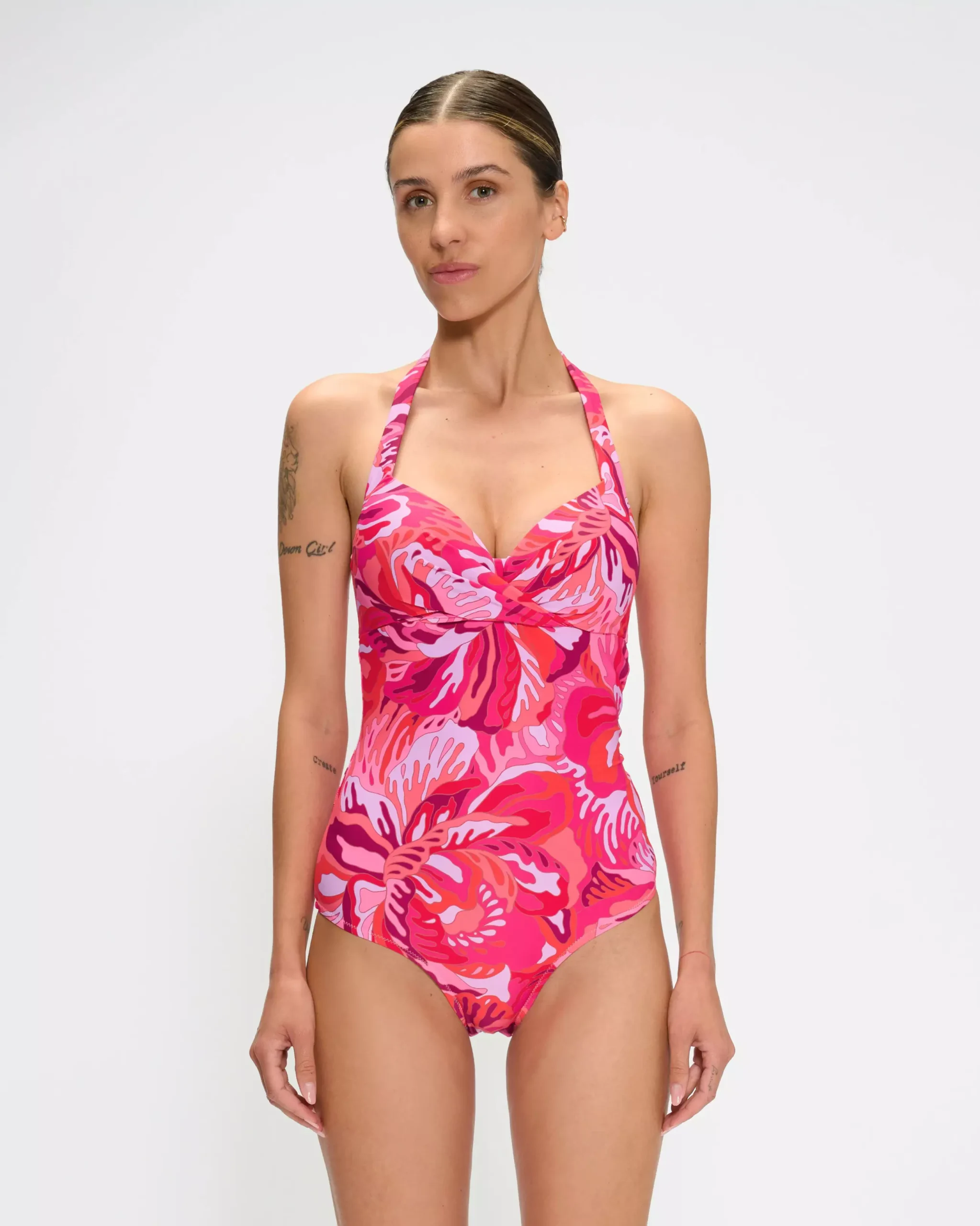 Intero fiori fuxia MARINA ABAGNALE MA26E4280120 (2)
