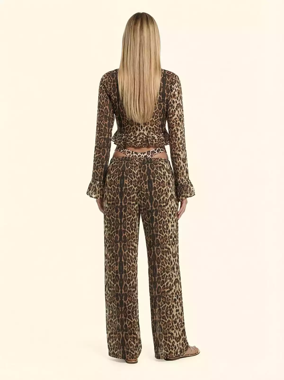 Pantaloni palazzo viscosa FK FK26 SW0127X02 (2)